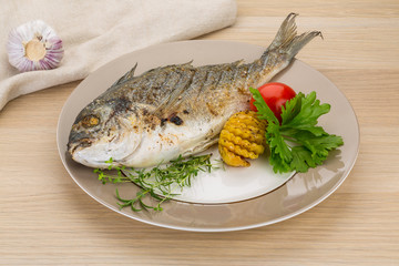 Grilled dorado