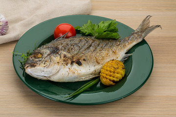 Grilled dorado