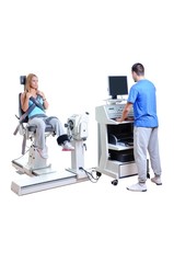 Sports Scientist doing Performance Assessment. Modern Technology