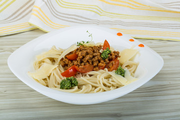 Pasta bolognese