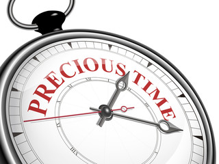 precious time concept clock