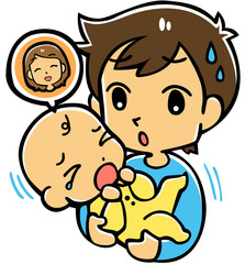 赤ちゃんとパパ(ママ)