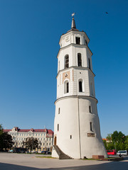 Fototapeta na wymiar Vilnius - Cathedral square.