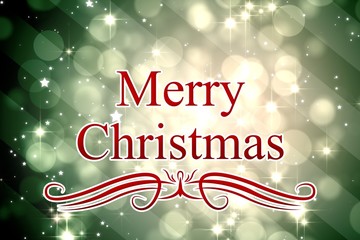 Composite image of merry christmas