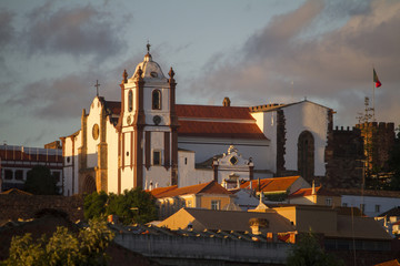  Silves main village Church, located in Portugal.