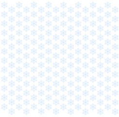 雪の結晶のフレーム（水色）