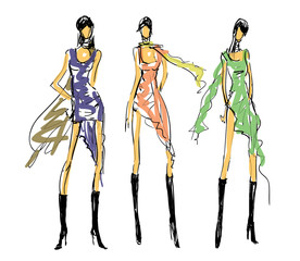 Sketch Fashion Poses