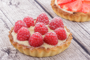Tartlet with Fresh Raspberries