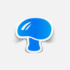 realistic design element: mushroom