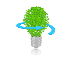 Lightbulb_leafs_Arrow_blue