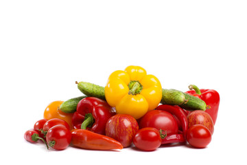 many different fresh peppers