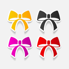 realistic design element: ribbon