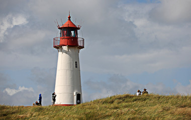 Leuchtturm auf Nordseeinsel 