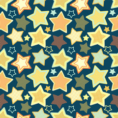 seamless pattern with stars