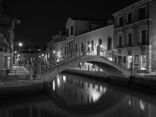 Naklejka premium Venice By Night: Fondamenta dei Tolentini