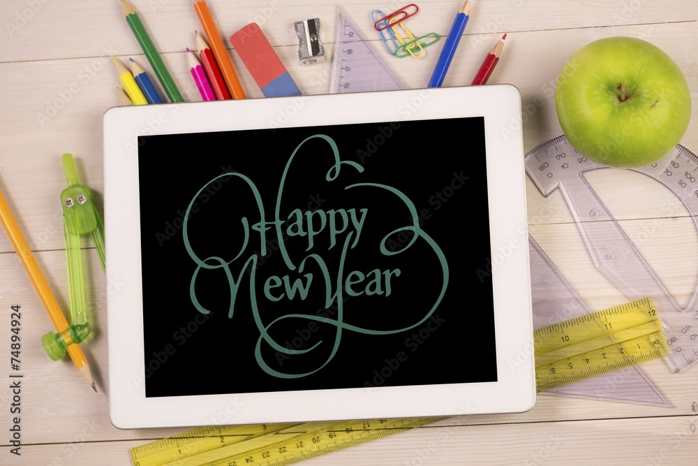 Poster composite image of happy new year