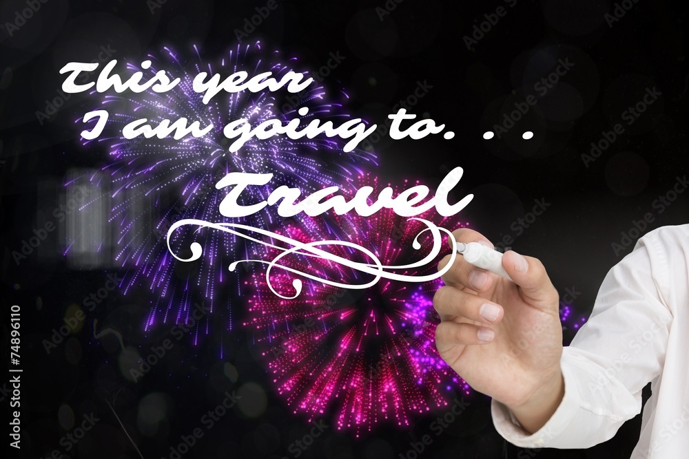 Aufkleber composite image of businessman about to write something