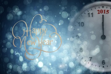 Composite image of happy new year
