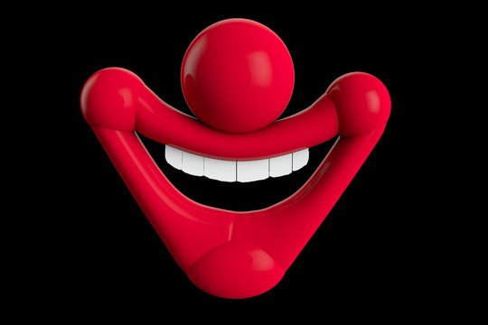 Sourire de clown