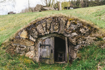Doorway into the hill