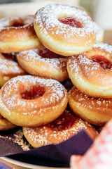 Doughnuts on a plate