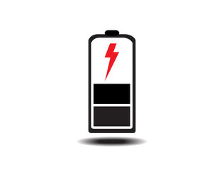 battery icon vector design