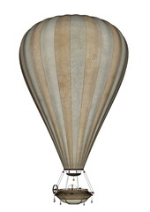 Fototapeta premium Hot air balloon - 3D render