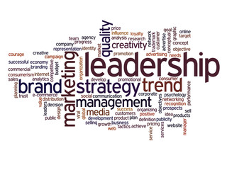 Conceptual business word cloud