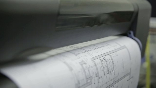 printing drawings on a plotter