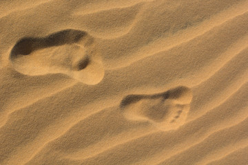 Sand texture at Phan Thiet, Vietnam