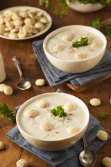 Homemade New England Clam Chowder