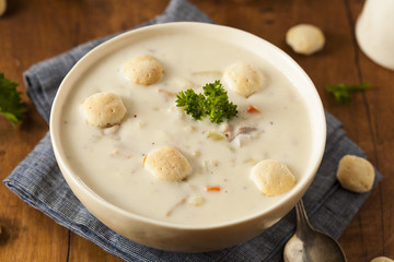 Homemade New England Clam Chowder
