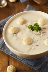 Homemade New England Clam Chowder