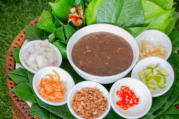 Miang Kham, Thai appetizer - 74905387