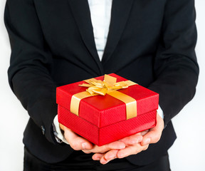 the gift in the hands of