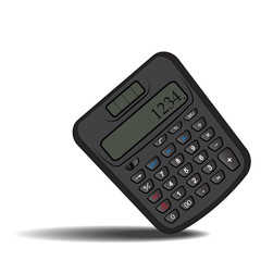 Calculator on a white background