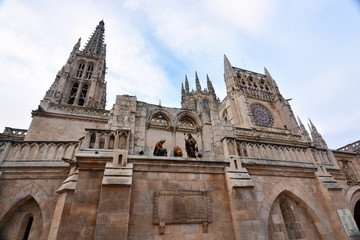 catedral de burgos en navidad