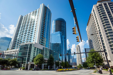 Buckhead, the uptown section of Atlanta, Georgia.