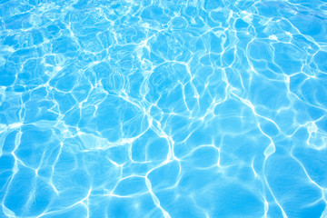 Fototapeta na wymiar Blue water abstract background