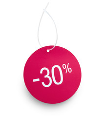 Tag 30 % off
