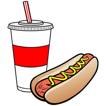 Hot Dog and Drink