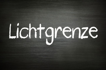 Obraz premium Lichtgrenze