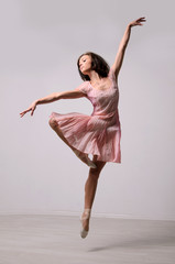 Fototapeta premium professional jumping ballerina