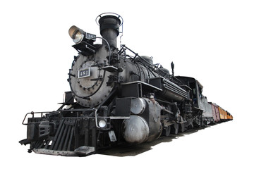 Fototapeta premium USA - Old steam train (Durango / Colorado)
