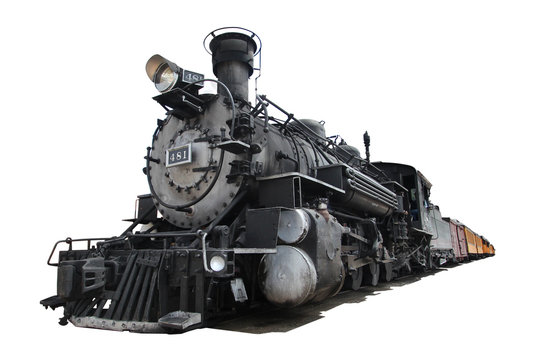 Fototapeta USA - Old steam train (Durango / Colorado)