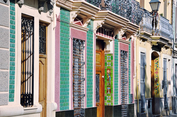 Famous 'azulejos' - a form of typical spanish house decoration