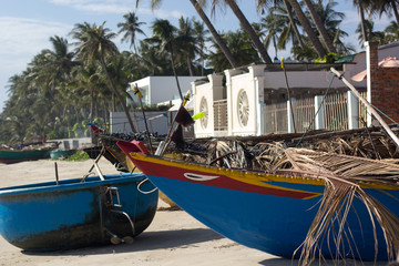 Fishing boat on the beach
