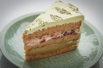 Japanese confectionery, Macha Cake Castella