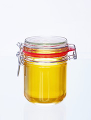 honey jar isolated