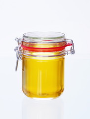 honey jar isolated